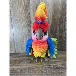 FurReal Friends Rock-A-Too The Show Bird Interactive Talking Plush Parrot HASBRO